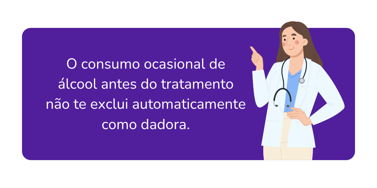 doar-óvulos-a-tomar-álcool